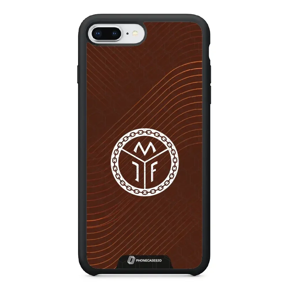 Mjøndalen FK Official 3D Phone Case Design Minimal Brown - Image 35