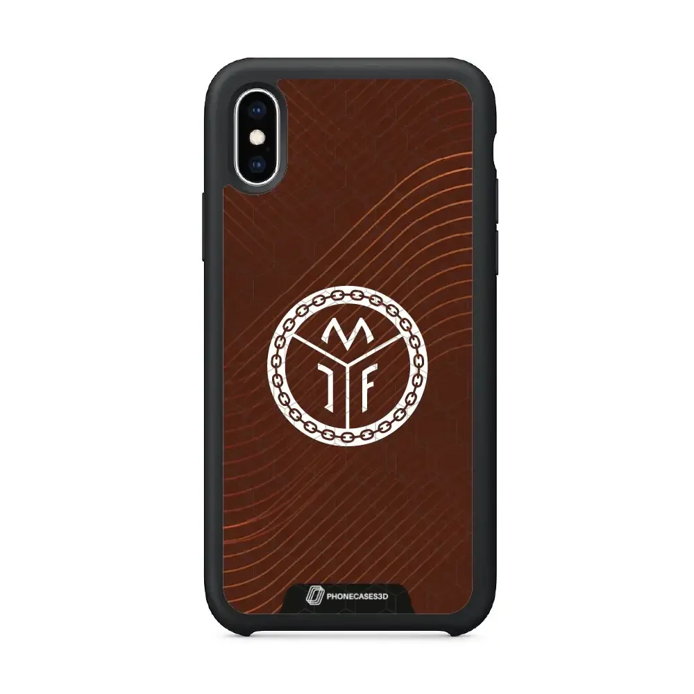 Mjøndalen FK Official 3D Phone Case Design Minimal Brown - Image 40