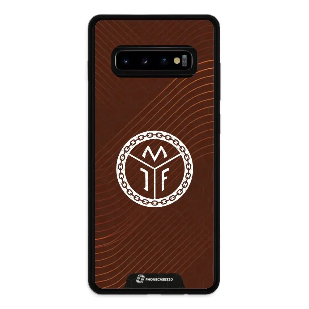 Mjøndalen FK Official 3D Phone Case Design Minimal Brown - Image 46