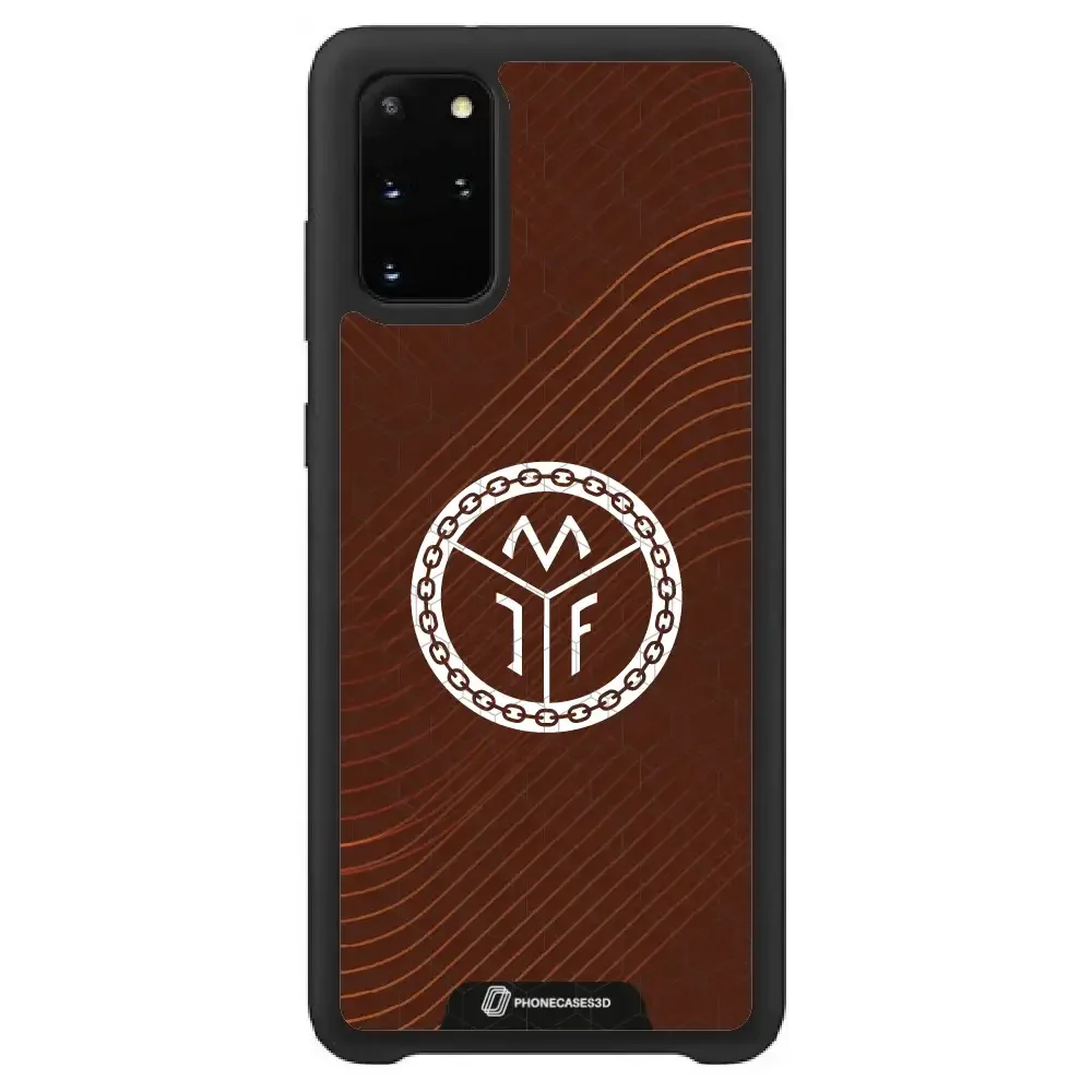 Mjøndalen FK Official 3D Phone Case Design Minimal Brown - Image 48