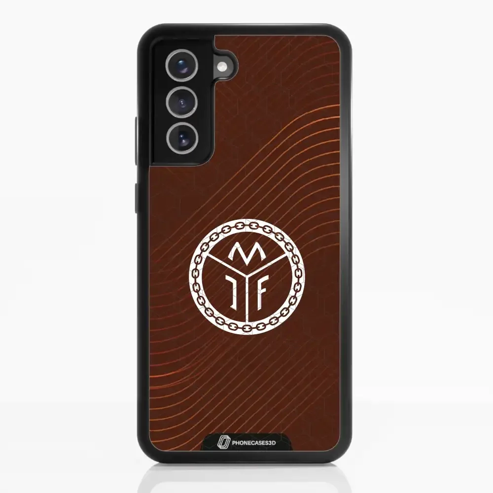 Mjøndalen FK Official 3D Phone Case Design Minimal Brown - Image 50