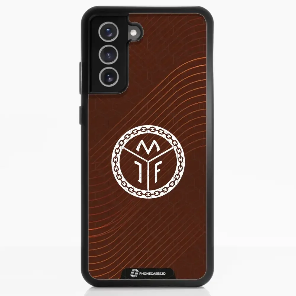 Mjøndalen FK Official 3D Phone Case Design Minimal Brown - Image 52