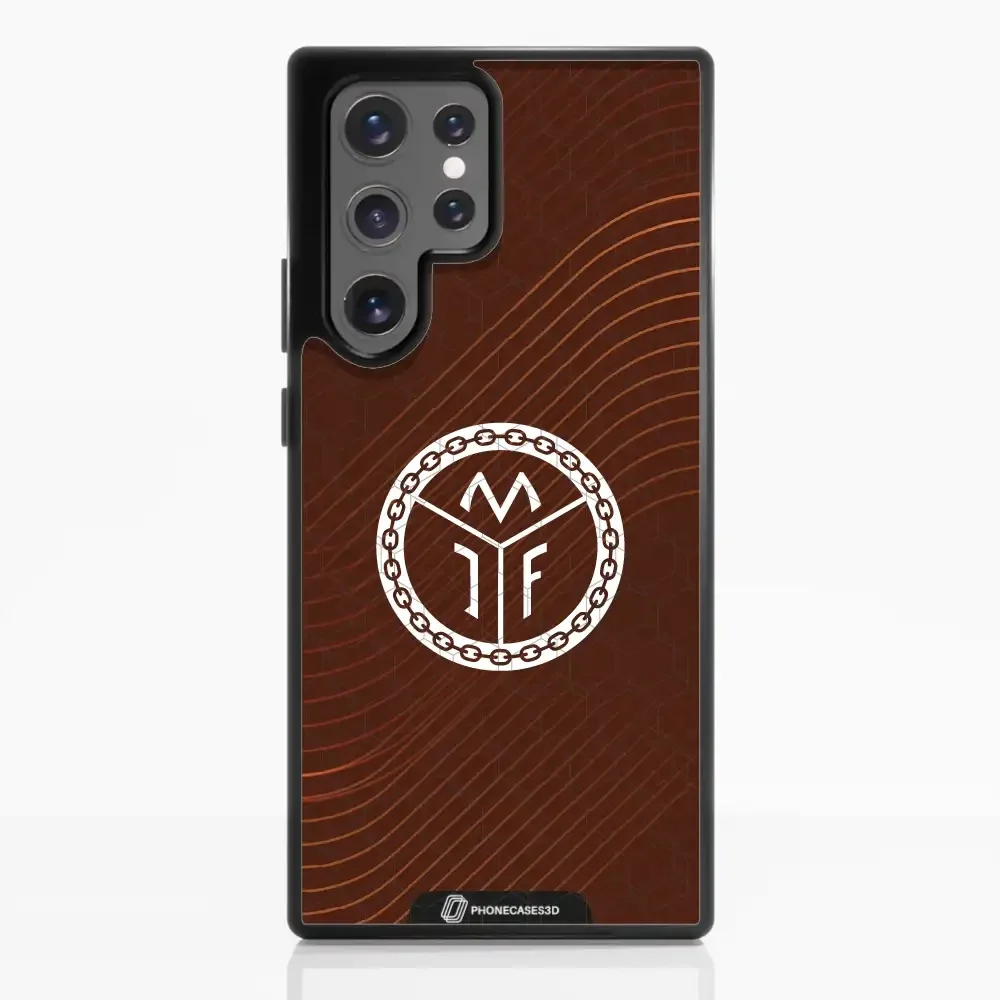 Mjøndalen FK Official 3D Phone Case Design Minimal Brown - Image 60