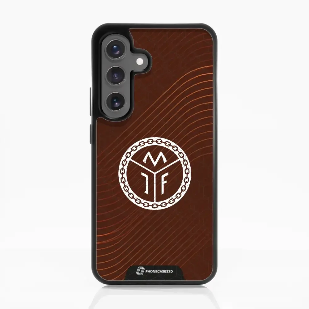 Mjøndalen FK Official 3D Phone Case Design Minimal Brown - Image 61
