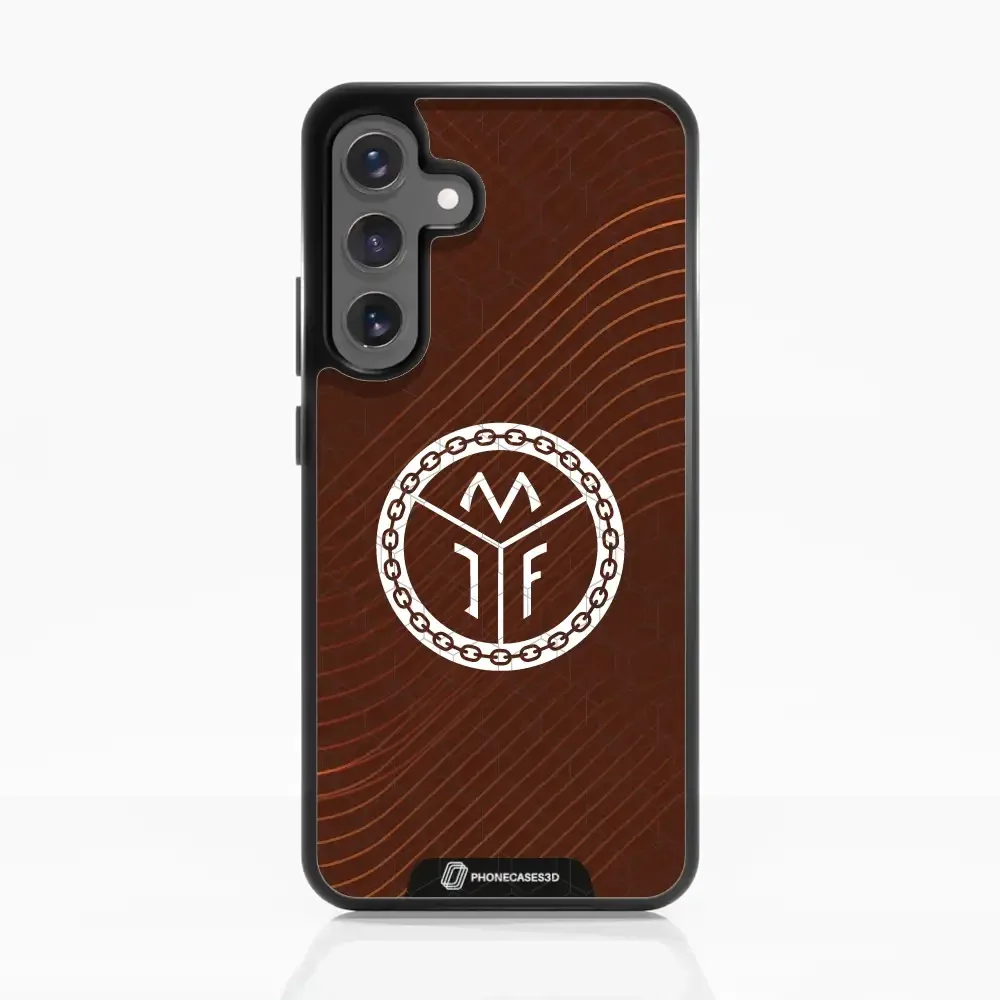 Mjøndalen FK Official 3D Phone Case Design Minimal Brown - Image 62