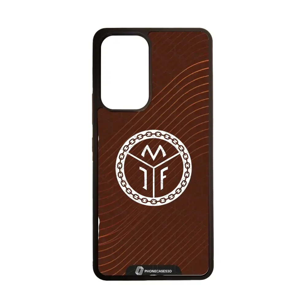 Mjøndalen FK Official 3D Phone Case Design Minimal Brown - Image 72