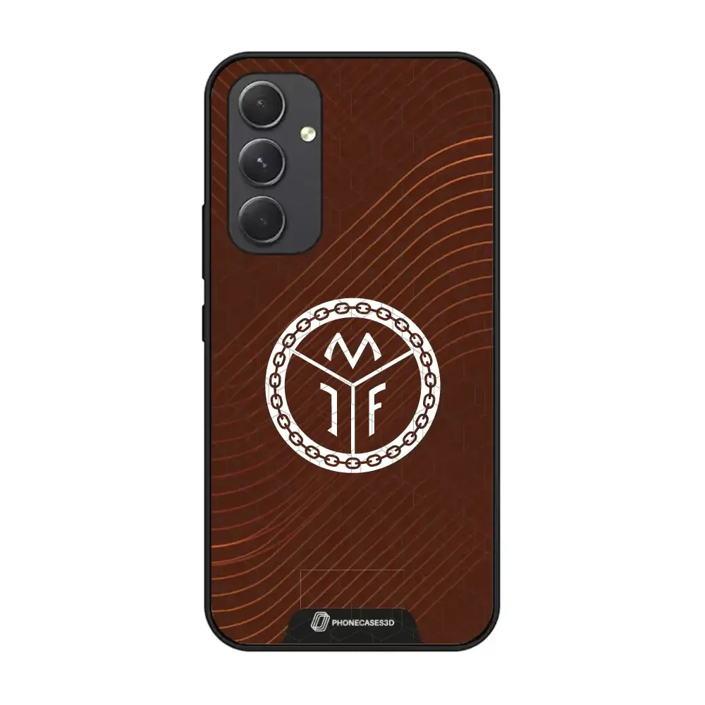 Mjøndalen FK Official 3D Phone Case Design Minimal Brown - Image 73