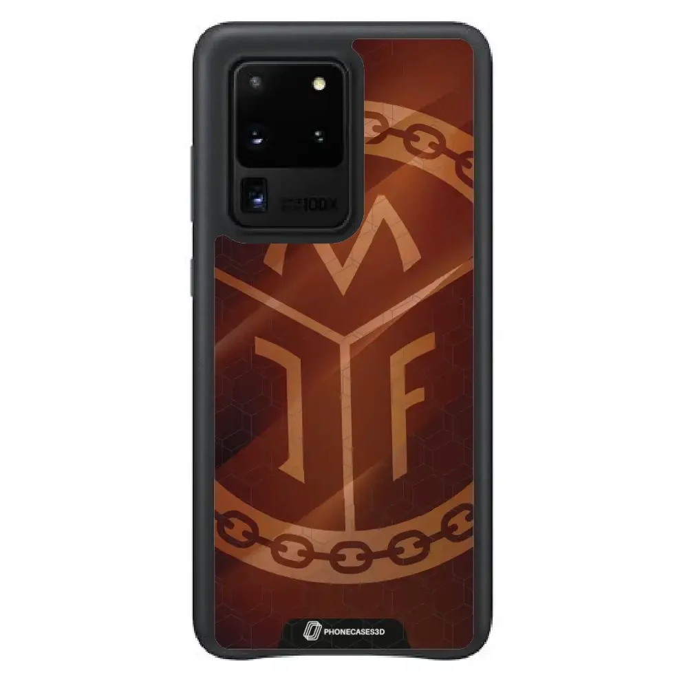 Mjøndalen FK Official 3D Phone Case Design Subtle Crest - Image 49