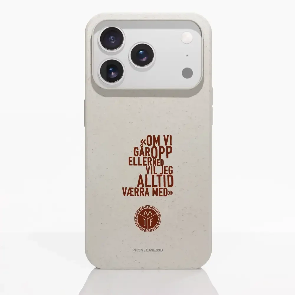 Mjøndalen FK Official Compostable Phone Case Design Slogan - Image 24