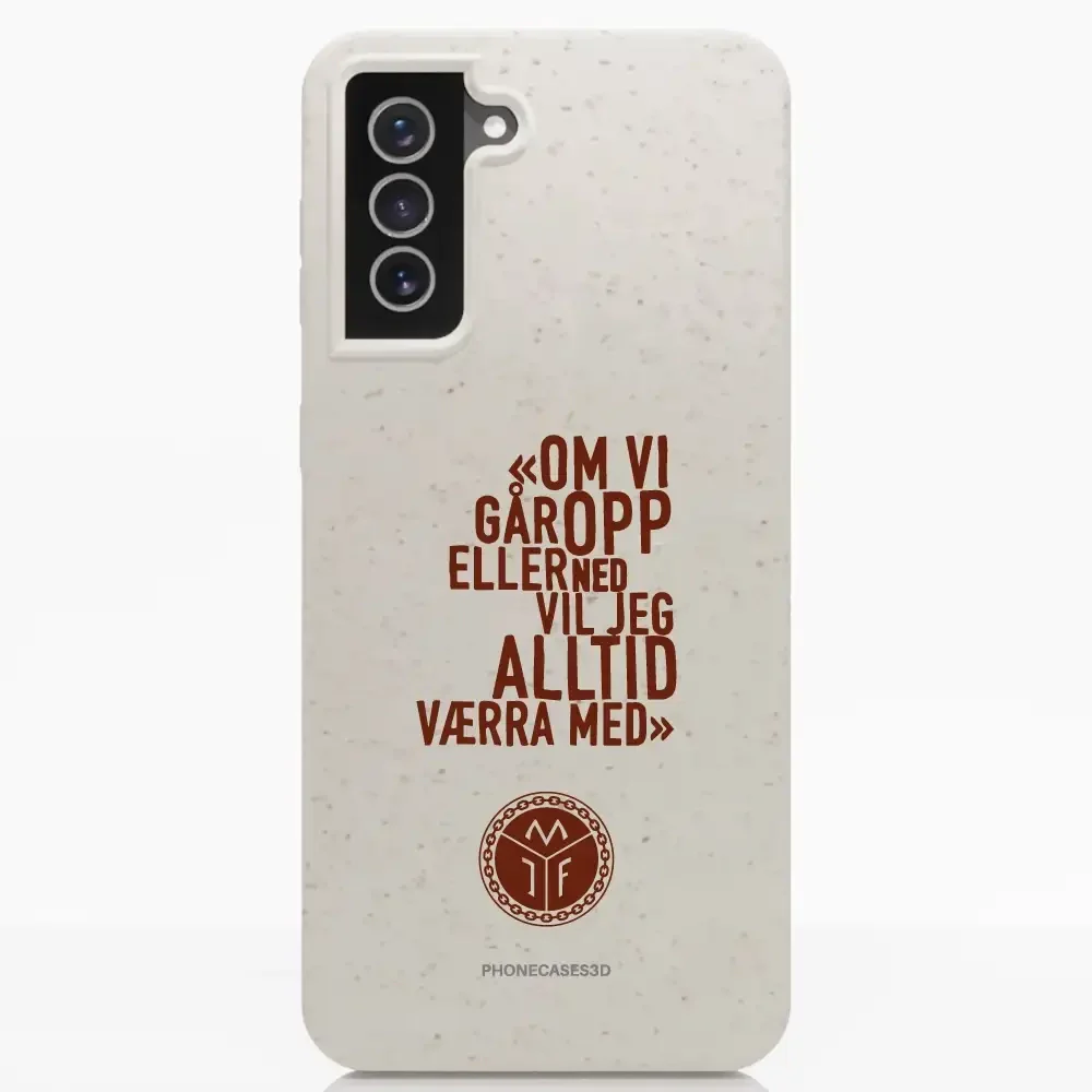Mjøndalen FK Official Compostable Phone Case Design Slogan - Image 28