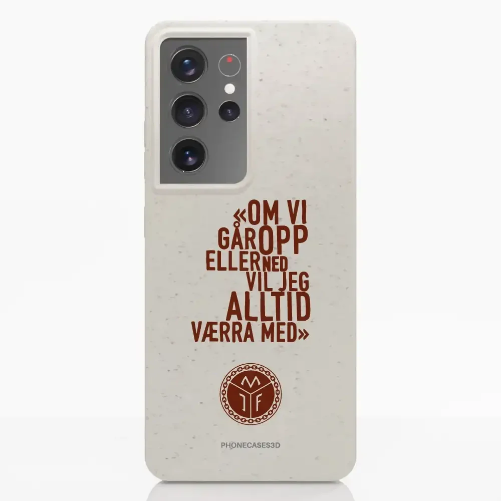 Mjøndalen FK Official Compostable Phone Case Design Slogan - Image 29