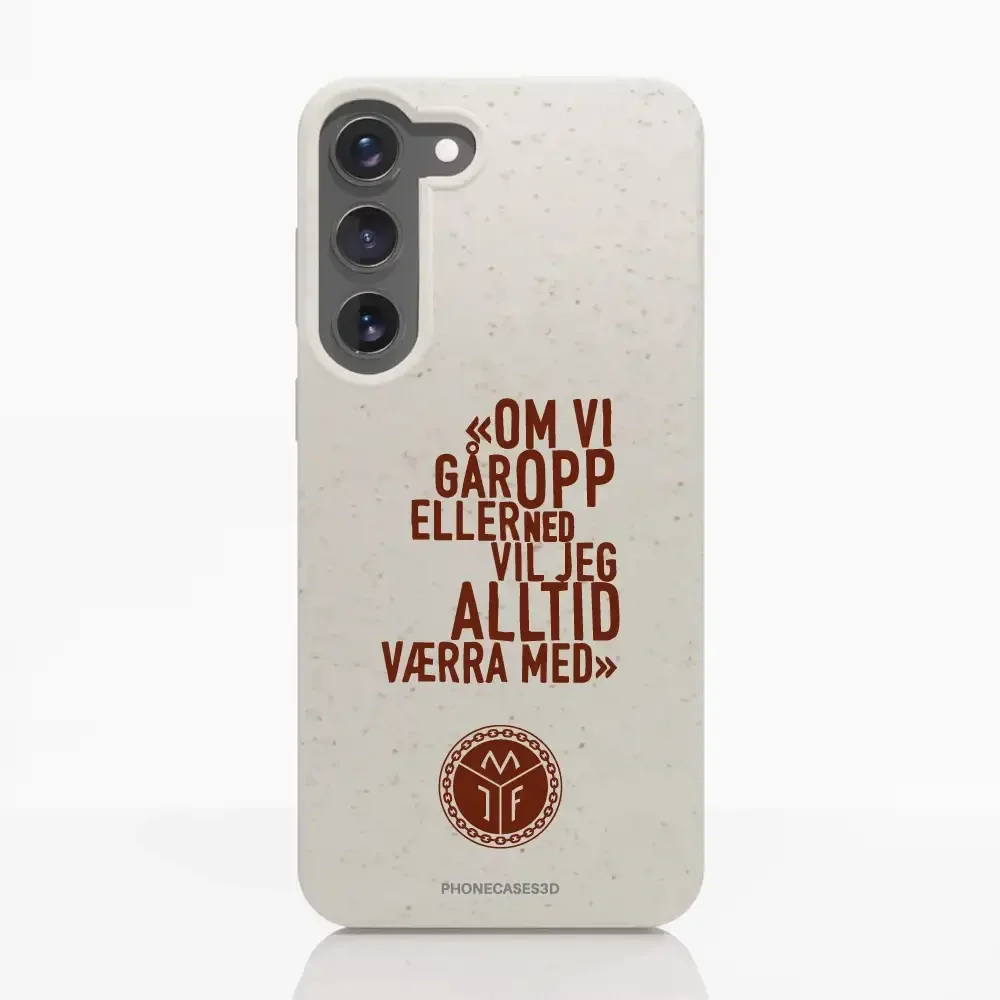 Mjøndalen FK Official Compostable Phone Case Design Slogan - Image 34