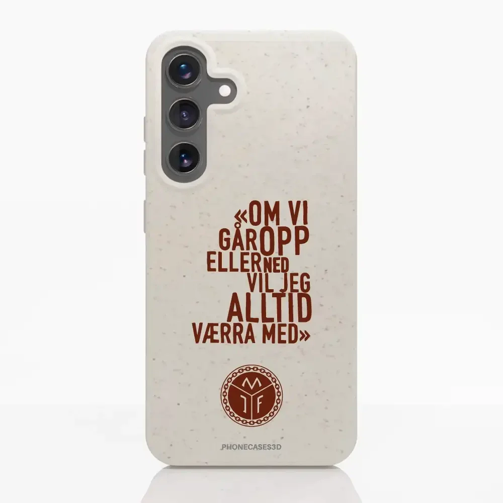 Mjøndalen FK Official Compostable Phone Case Design Slogan - Image 40