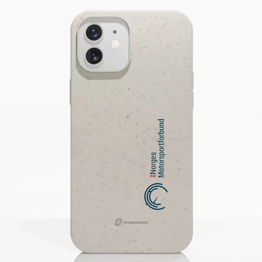 Motorsport Official white Compostable Phone Case vertical - Image 4