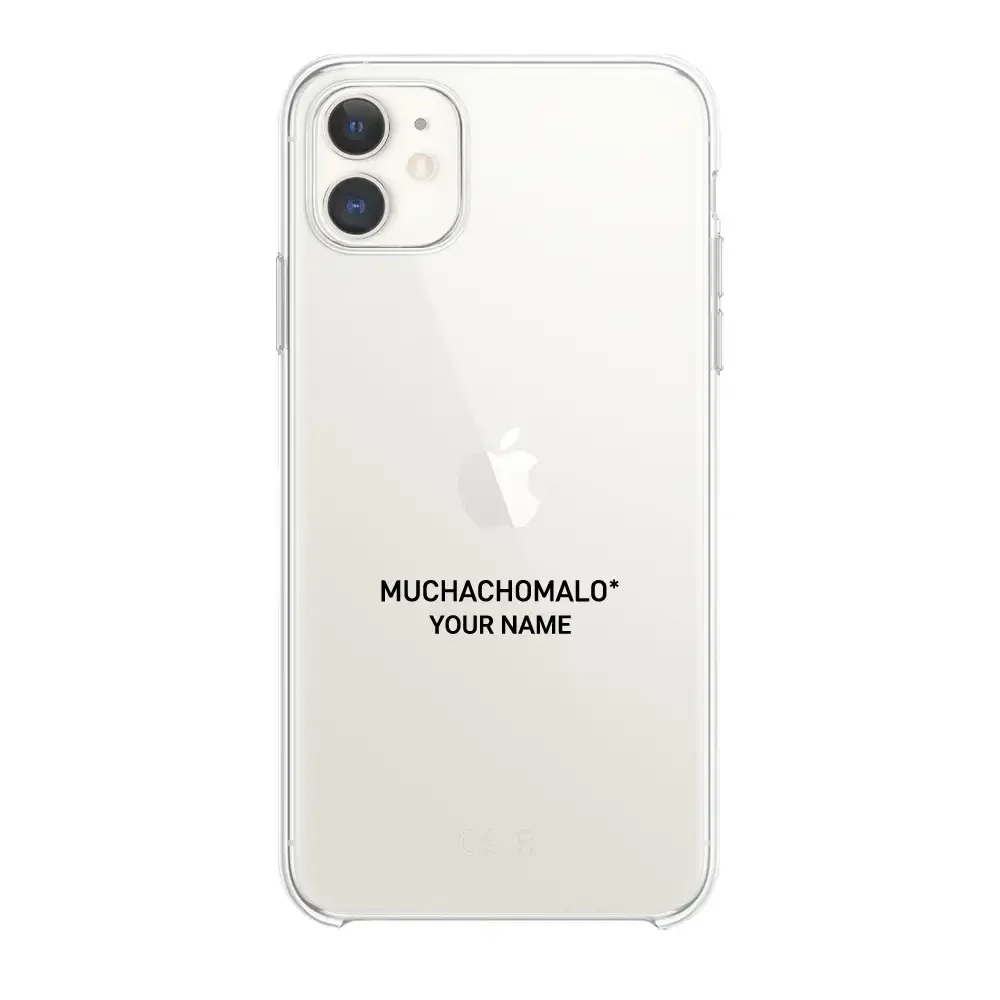 Muchacho Malo Official Clear Phone Case Design 49 + Name - Image 2