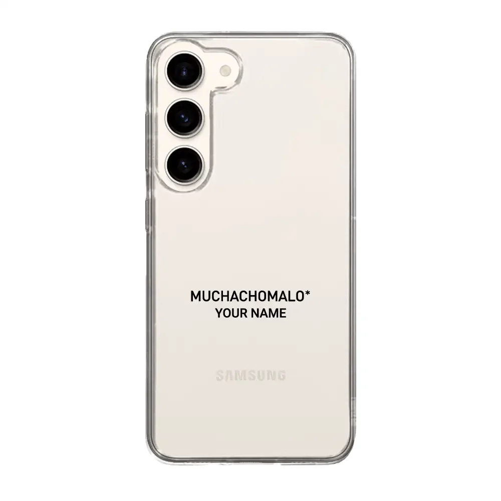 Muchacho Malo Official Clear Phone Case Design 49 + Name - Image 26