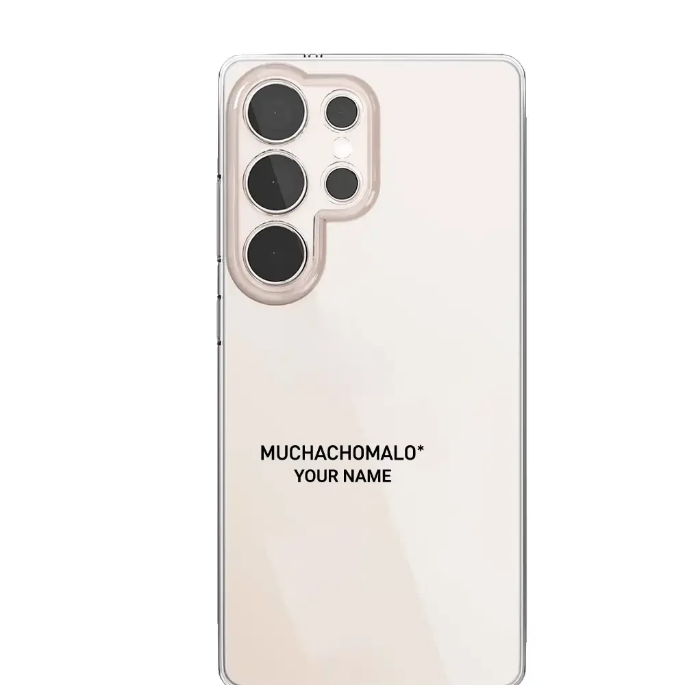 Muchacho Malo Official Clear Phone Case Design 49 + Name - Image 31