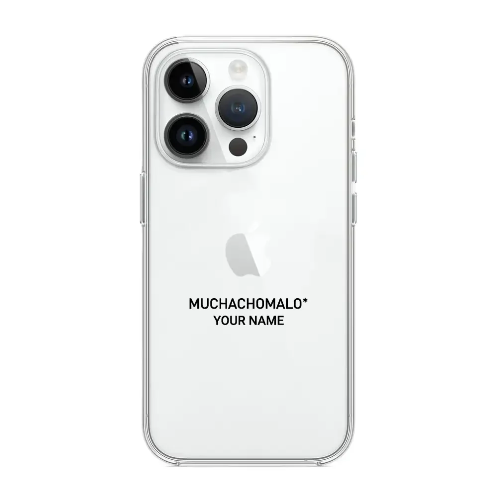 Muchacho Malo Official Clear Phone Case Design 49 + Name - Image 5