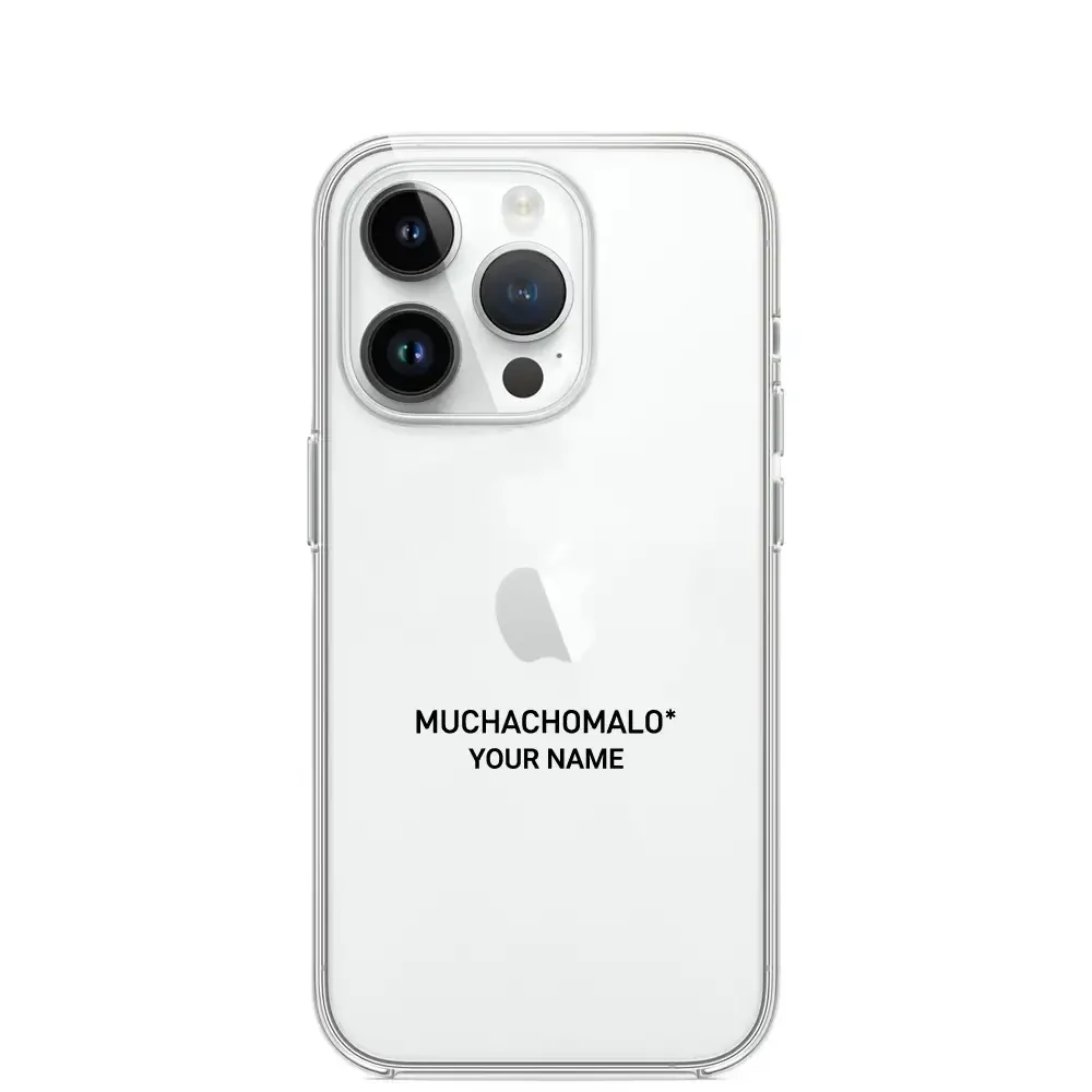 Muchacho Malo Official Clear Phone Case Design 49 + Name - Image 8