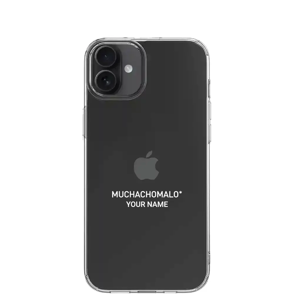 Muchacho Malo Official Clear Phone Case Design 50 + Name - Image 14