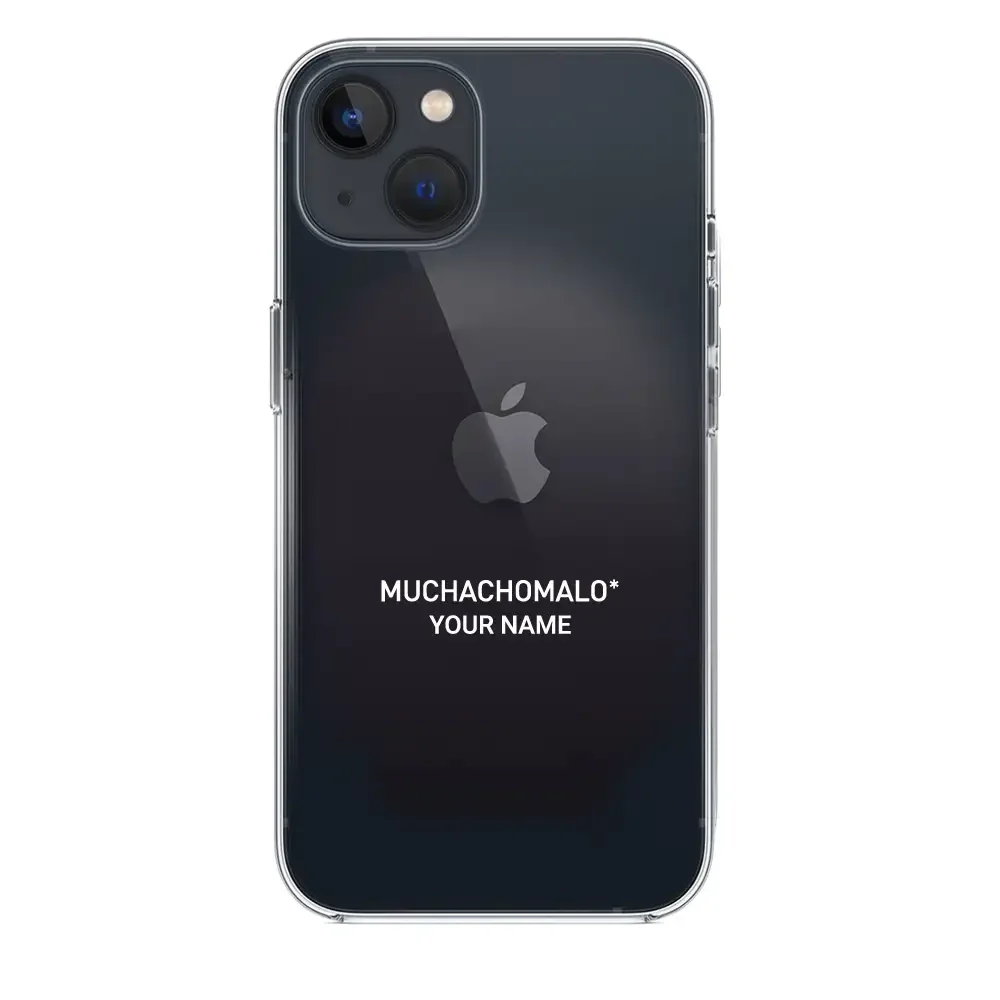 Muchacho Malo Official Clear Phone Case Design 50 + Name - Image 4
