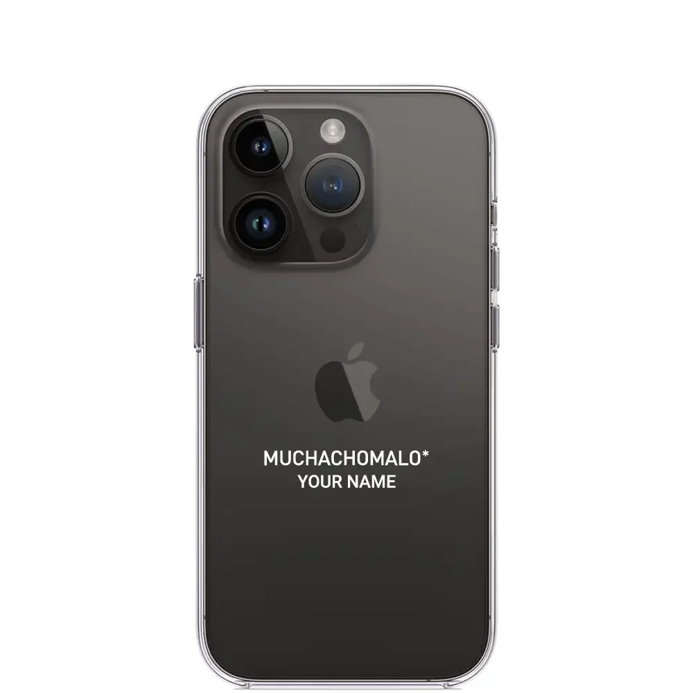 Muchacho Malo Official Clear Phone Case Design 50 + Name - Image 8