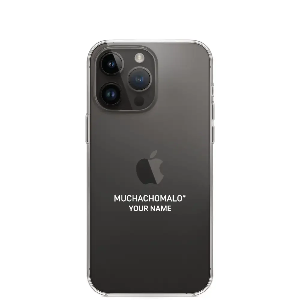 Muchacho Malo Official Clear Phone Case Design 50 + Name - Image 9