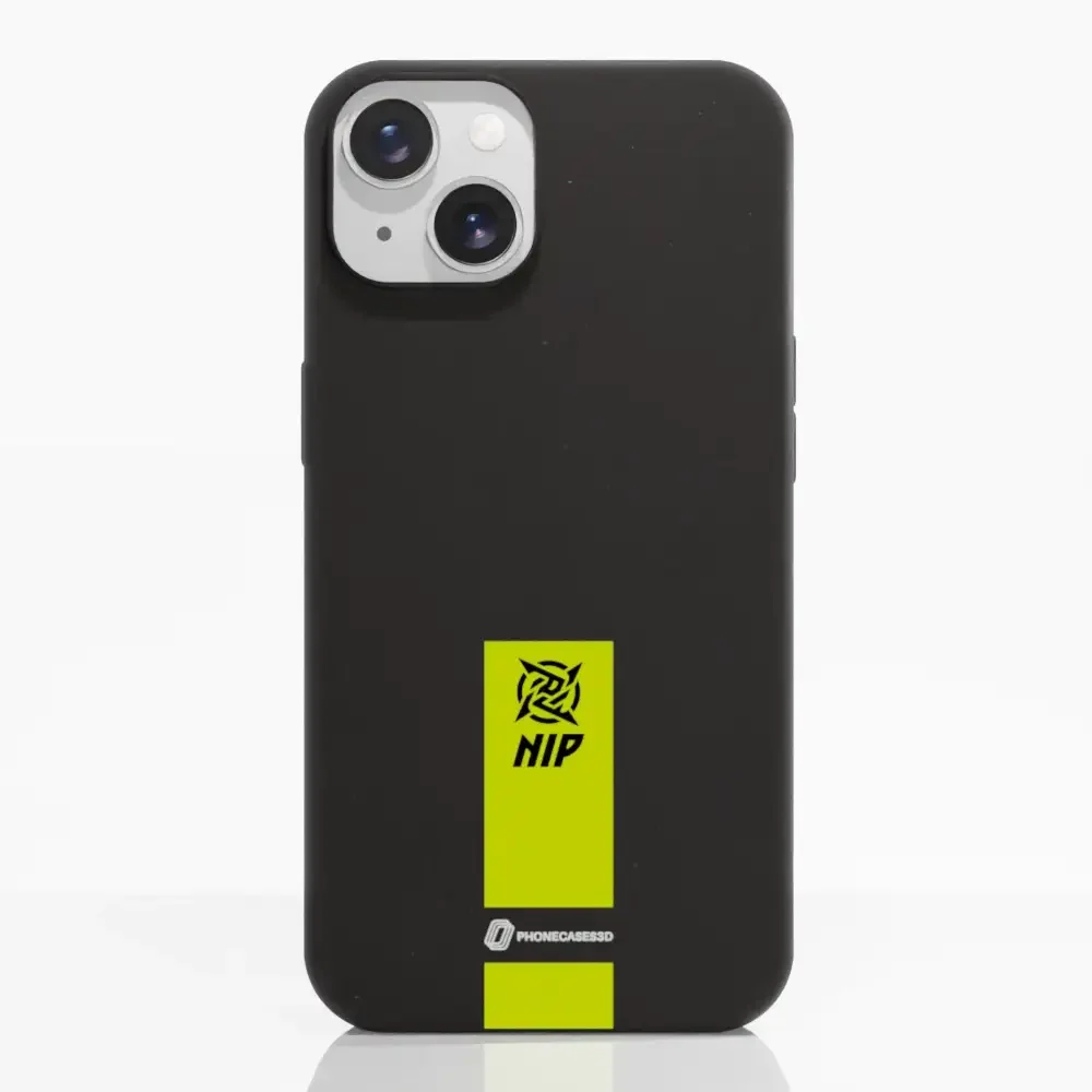 Ninjas in Pyjamas Official Compostable Phone Case Gamertag Black Yellow - Image 10