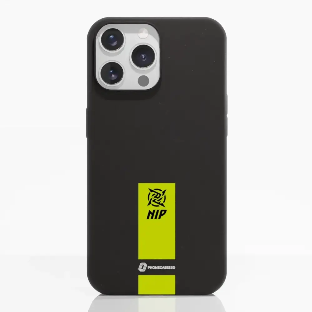 Ninjas in Pyjamas Official Compostable Phone Case Gamertag Black Yellow - Image 12
