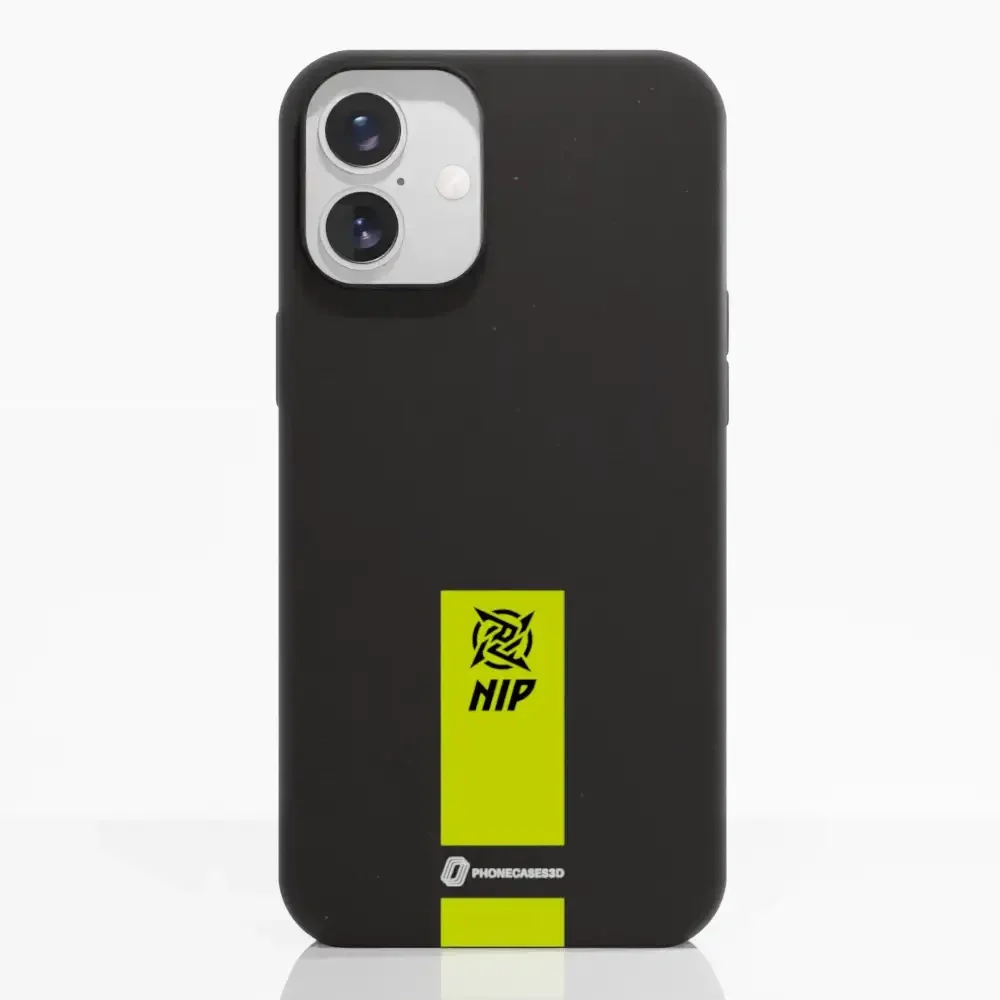 Ninjas in Pyjamas Official Compostable Phone Case Gamertag Black Yellow - Image 20