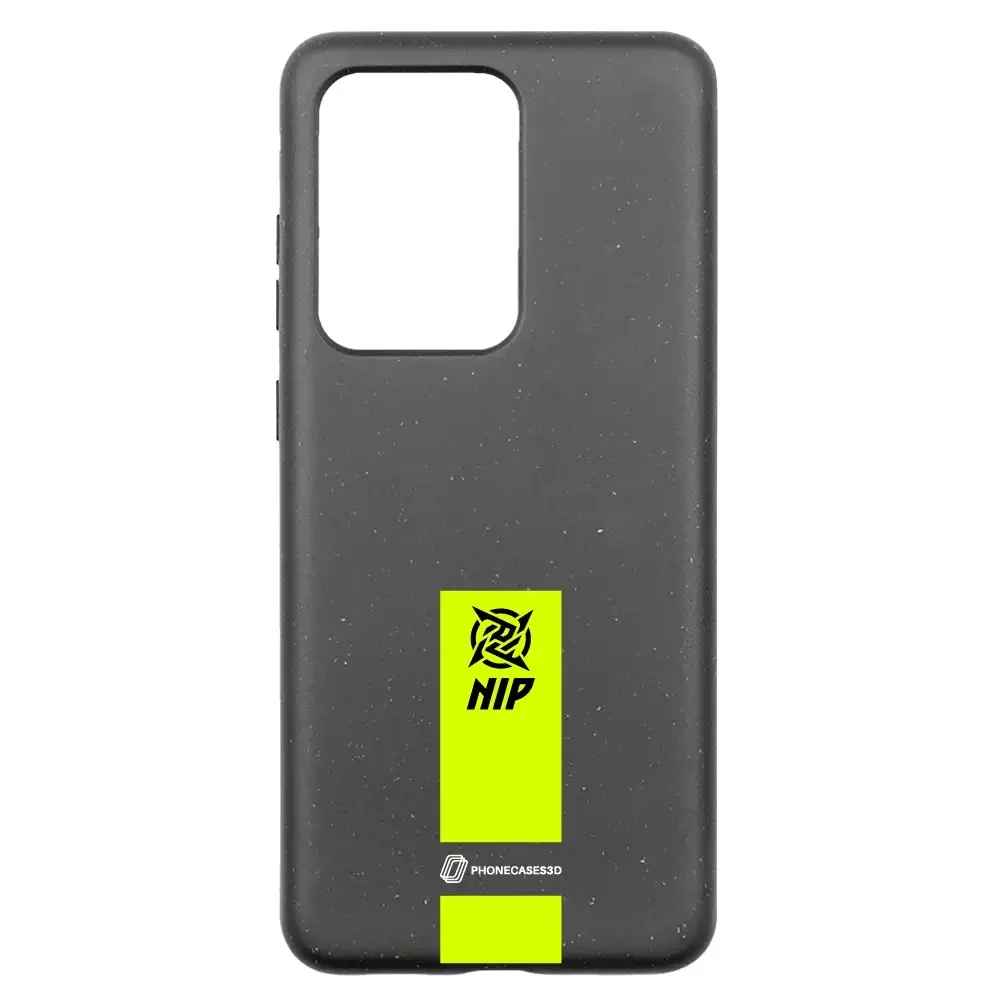 Ninjas in Pyjamas Official Compostable Phone Case Gamertag Black Yellow - Image 29