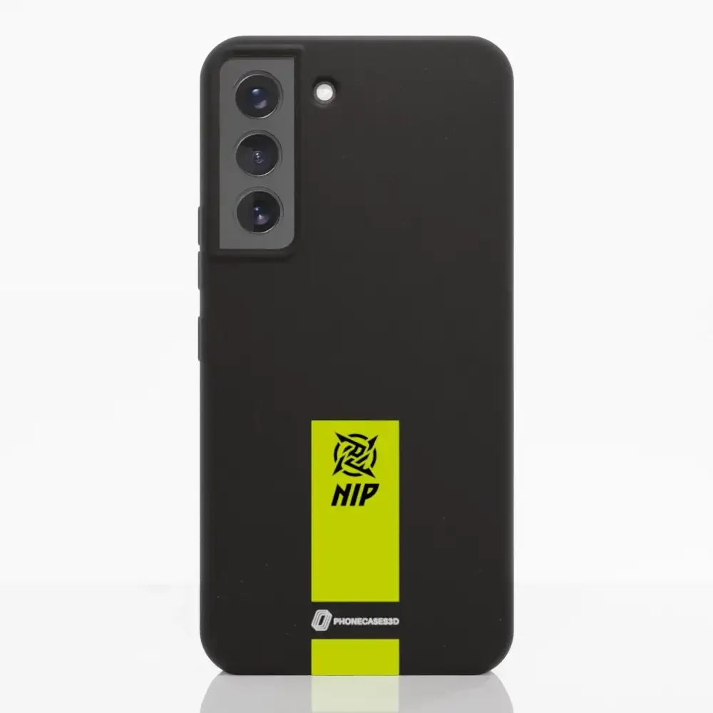 Ninjas in Pyjamas Official Compostable Phone Case Gamertag Black Yellow - Image 34