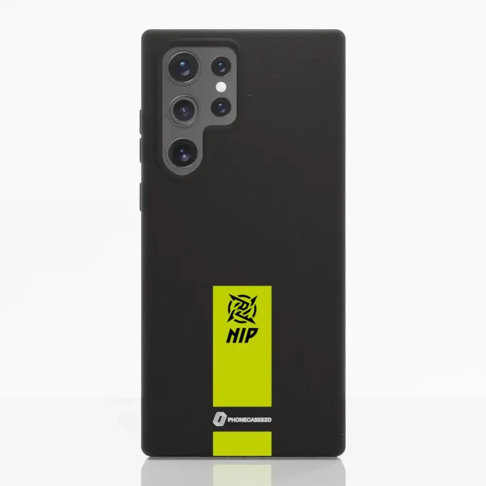 Ninjas in Pyjamas Official Compostable Phone Case Gamertag Black Yellow - Image 35