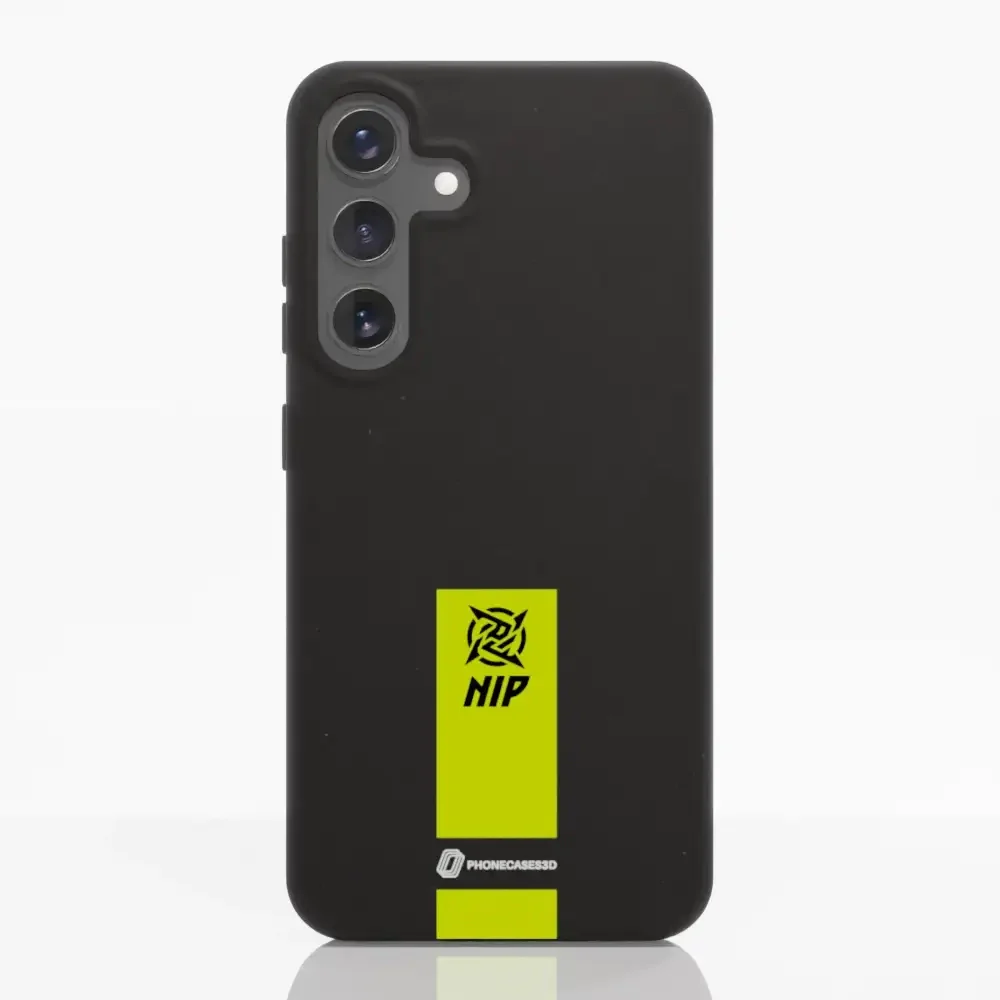 Ninjas in Pyjamas Official Compostable Phone Case Gamertag Black Yellow - Image 40
