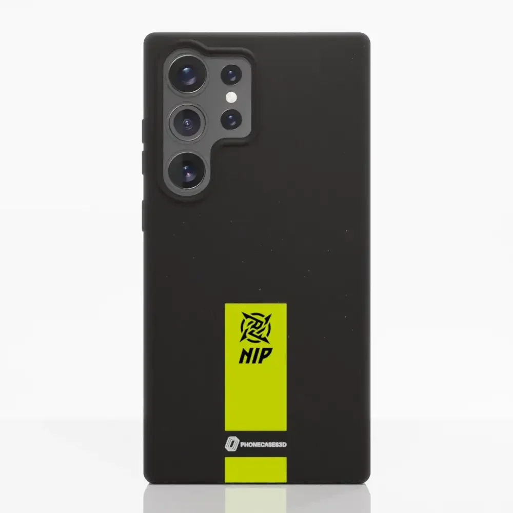 Ninjas in Pyjamas Official Compostable Phone Case Gamertag Black Yellow - Image 41