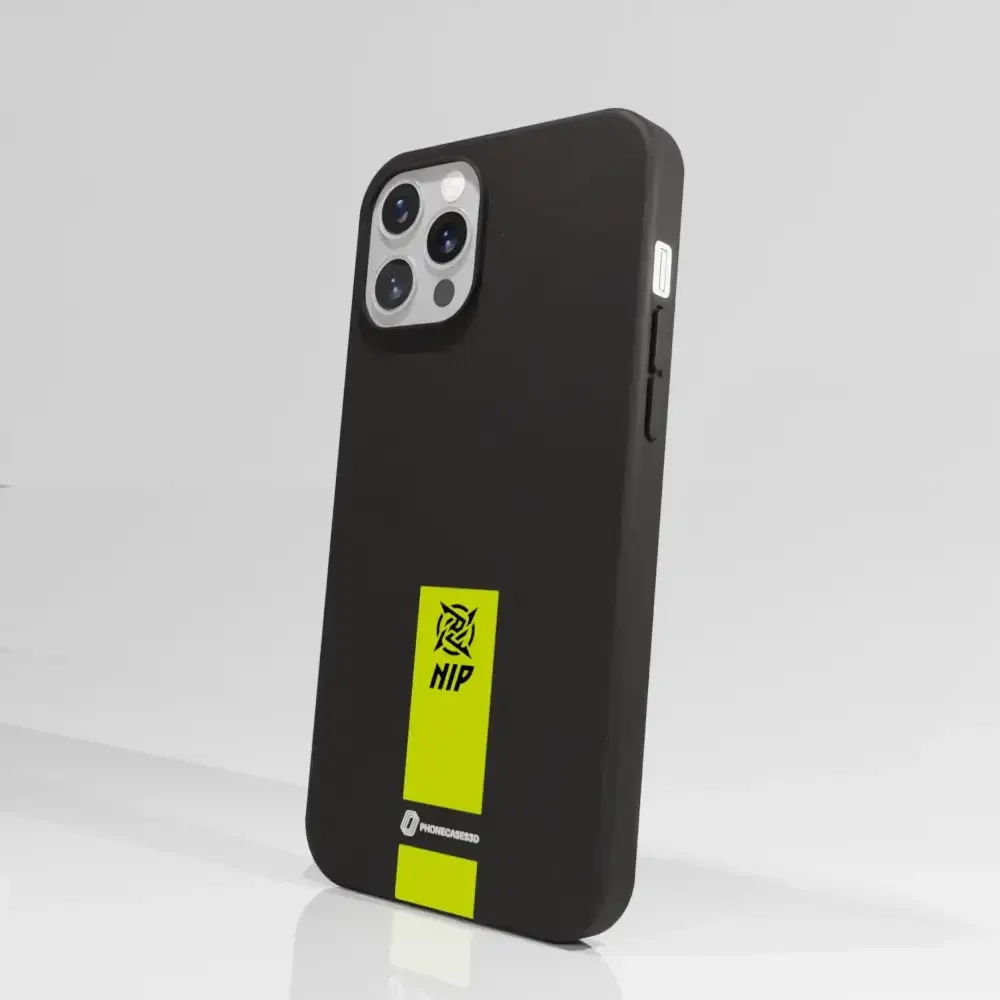 Ninjas in Pyjamas Official Compostable Phone Case Gamertag Black Yellow - Image 51