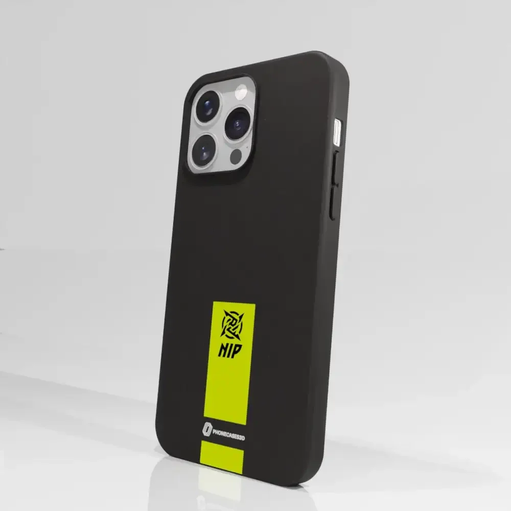 Ninjas in Pyjamas Official Compostable Phone Case Gamertag Black Yellow - Image 63