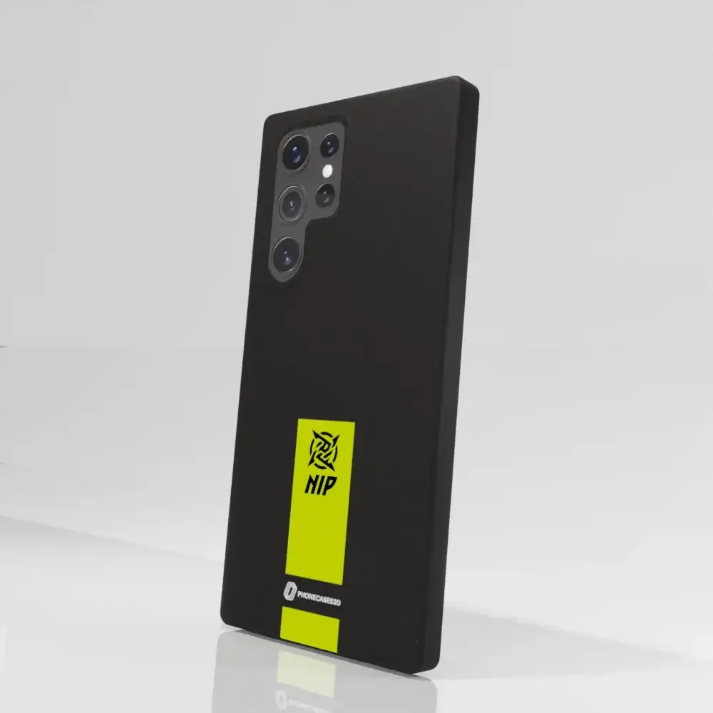Ninjas in Pyjamas Official Compostable Phone Case Gamertag Black Yellow - Image 73