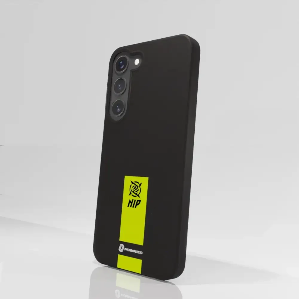 Ninjas in Pyjamas Official Compostable Phone Case Gamertag Black Yellow - Image 75