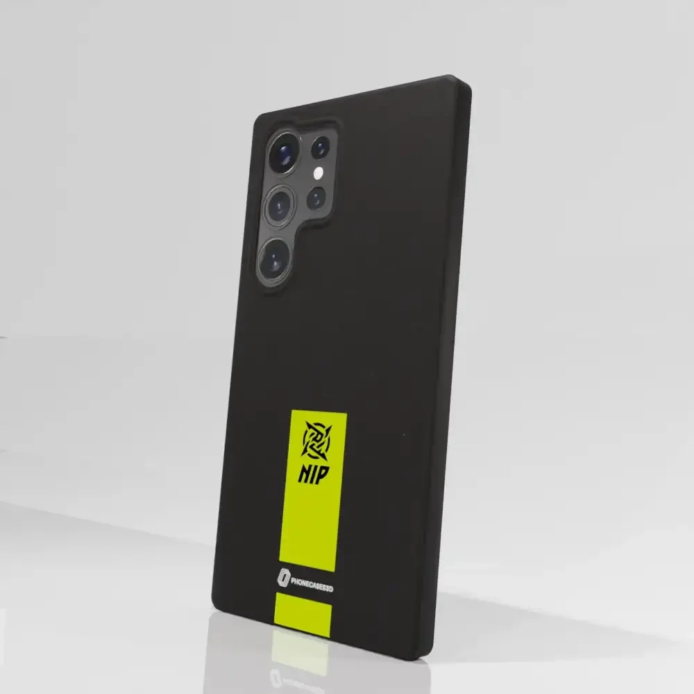 Ninjas in Pyjamas Official Compostable Phone Case Gamertag Black Yellow - Image 79