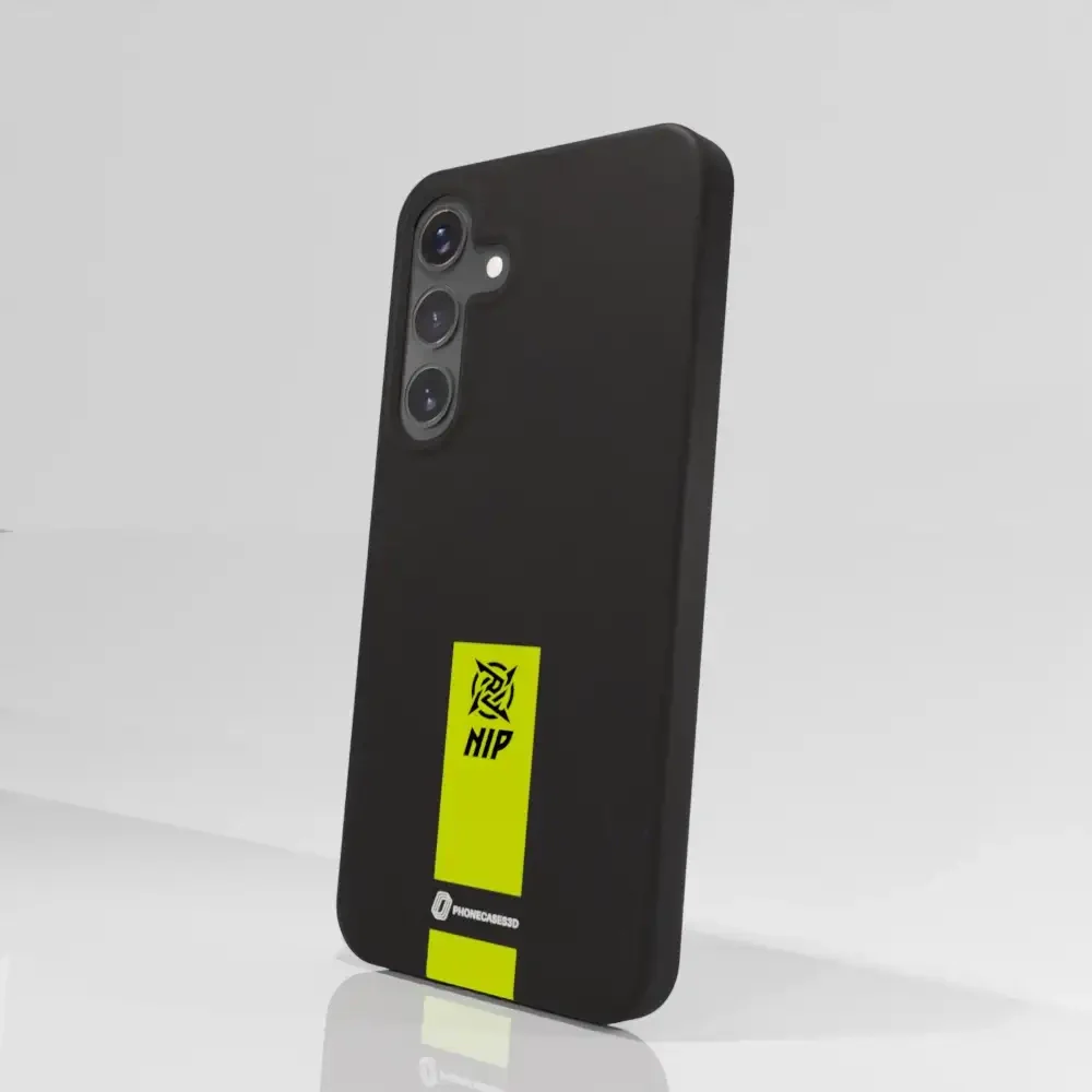 Ninjas in Pyjamas Official Compostable Phone Case Gamertag Black Yellow - Image 81