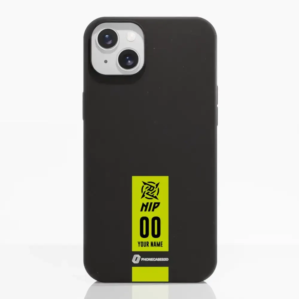 Ninjas in Pyjamas Official Compostable Phone Case Gamertag Black Yellow - Image 10