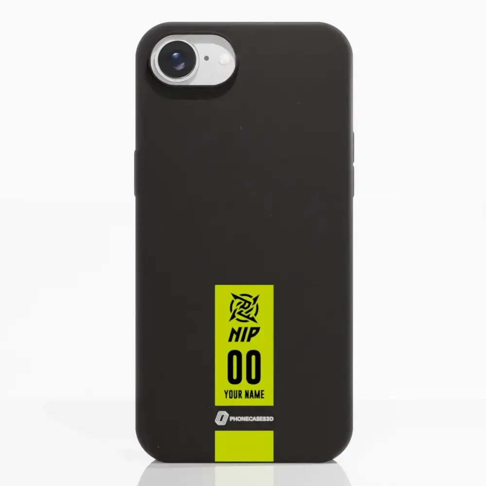 Ninjas in Pyjamas Official Compostable Phone Case Gamertag Black Yellow - Image 18