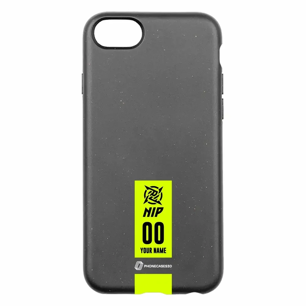 Ninjas in Pyjamas Official Compostable Phone Case Gamertag Black Yellow - Image 23