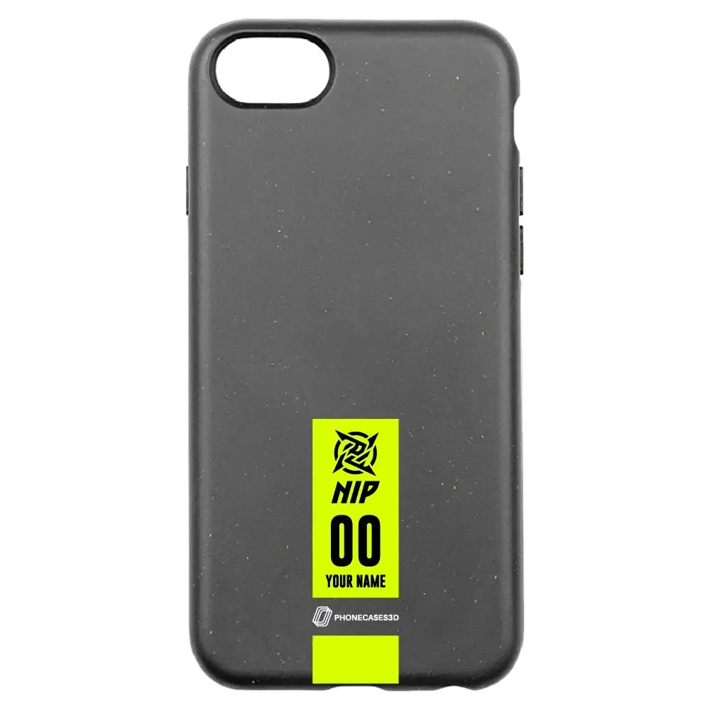 Ninjas in Pyjamas Official Compostable Phone Case Gamertag Black Yellow - Image 24