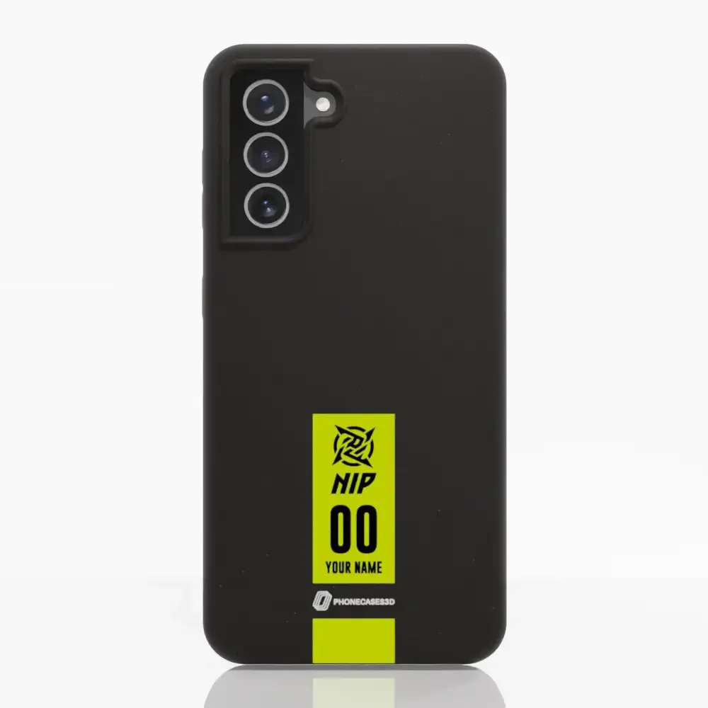 Ninjas in Pyjamas Official Compostable Phone Case Gamertag Black Yellow - Image 29