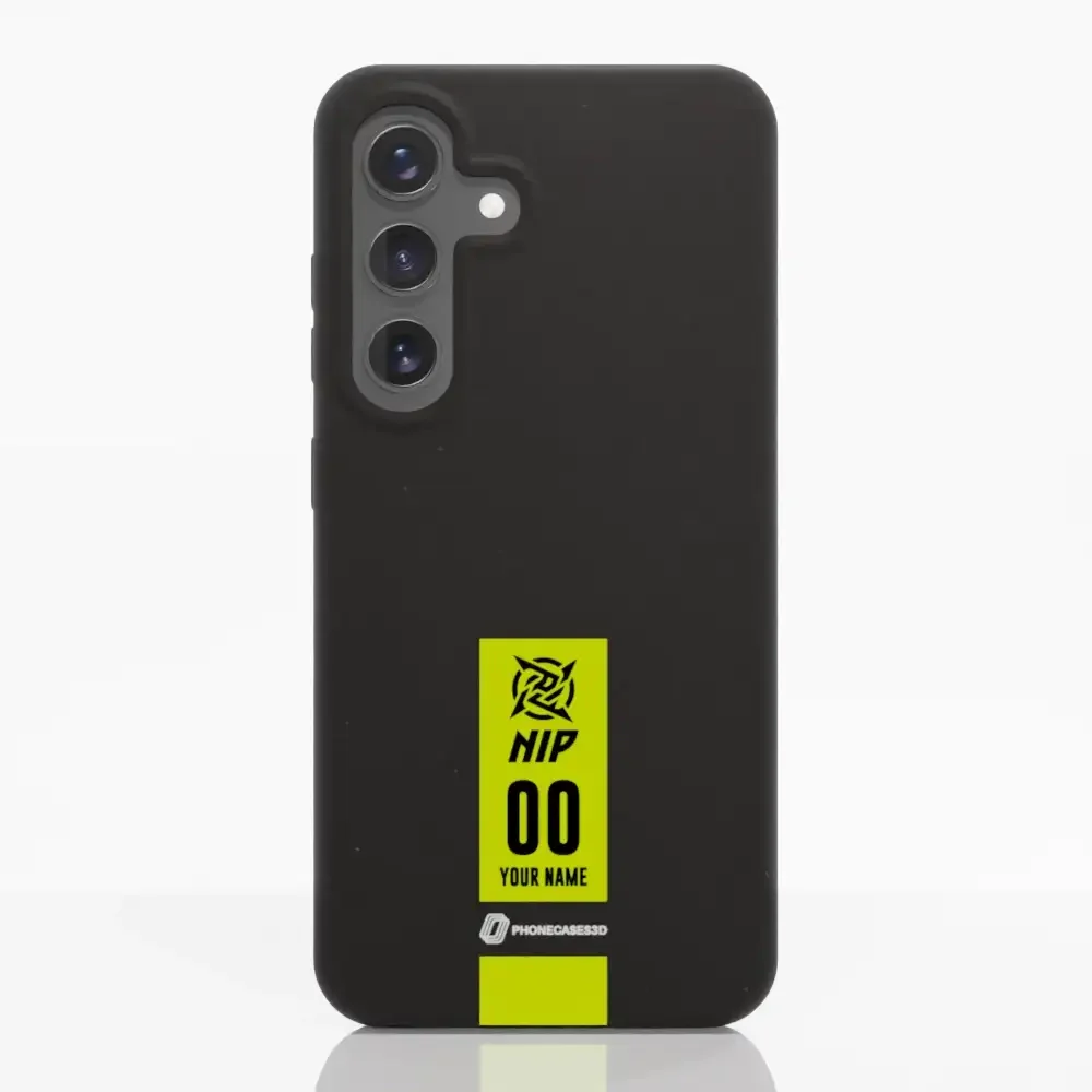 Ninjas in Pyjamas Official Compostable Phone Case Gamertag Black Yellow - Image 38