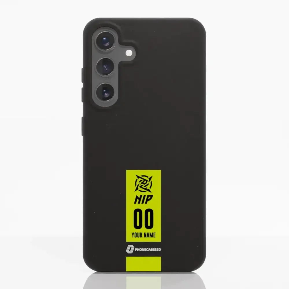 Ninjas in Pyjamas Official Compostable Phone Case Gamertag Black Yellow - Image 42