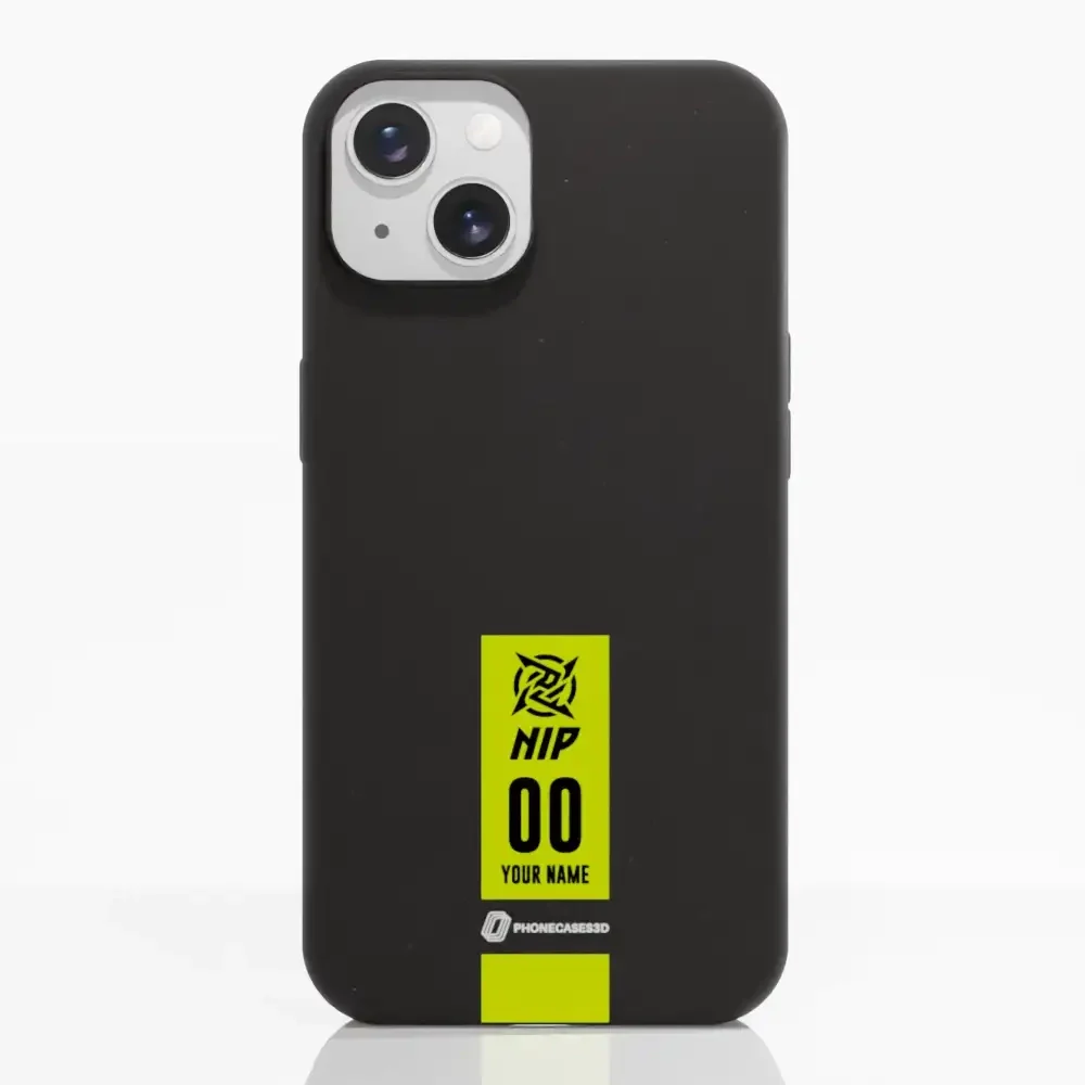 Ninjas in Pyjamas Official Compostable Phone Case Gamertag Black Yellow - Image 6