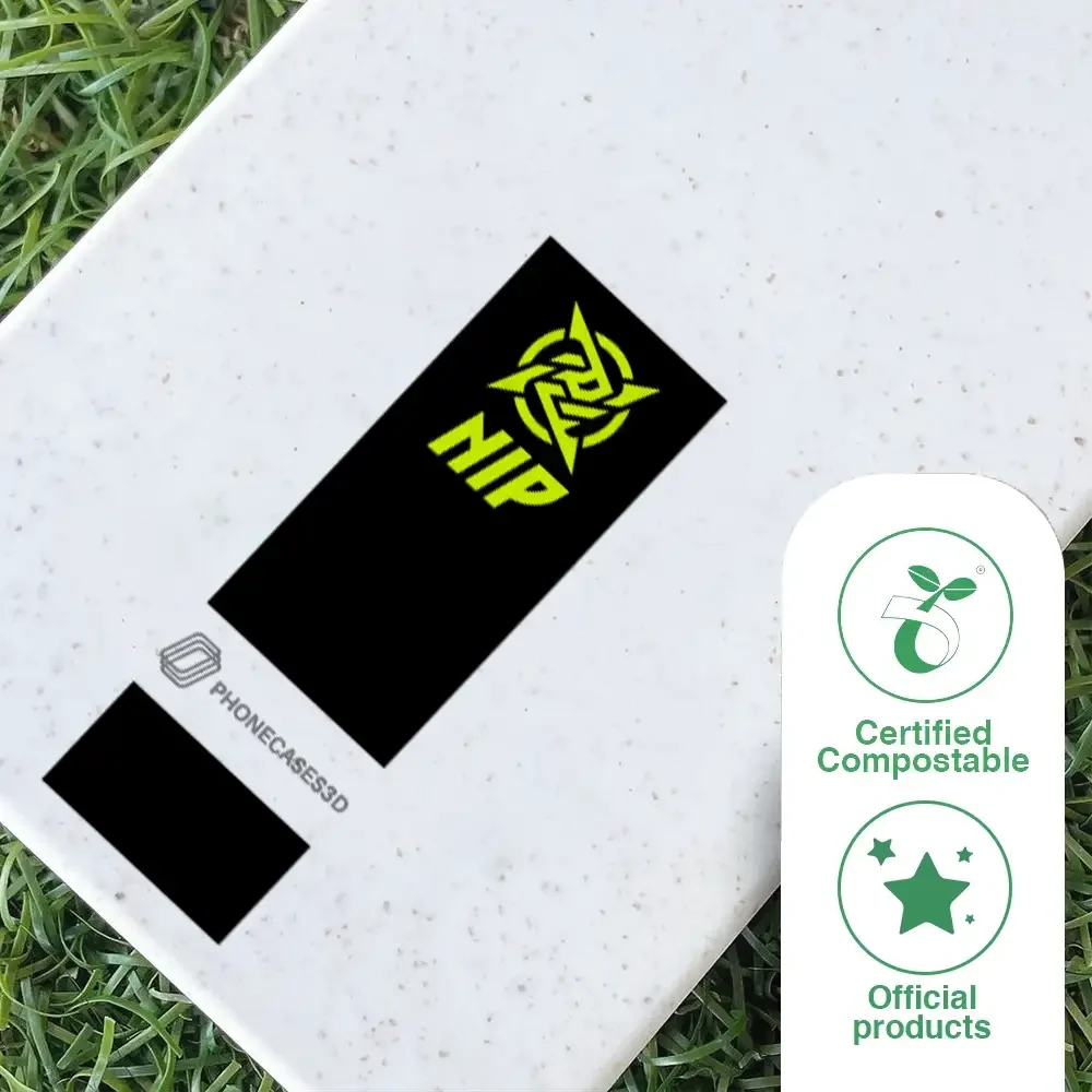 Ninjas in Pyjamas Official Compostable Phone Case Gamertag White - Image 45